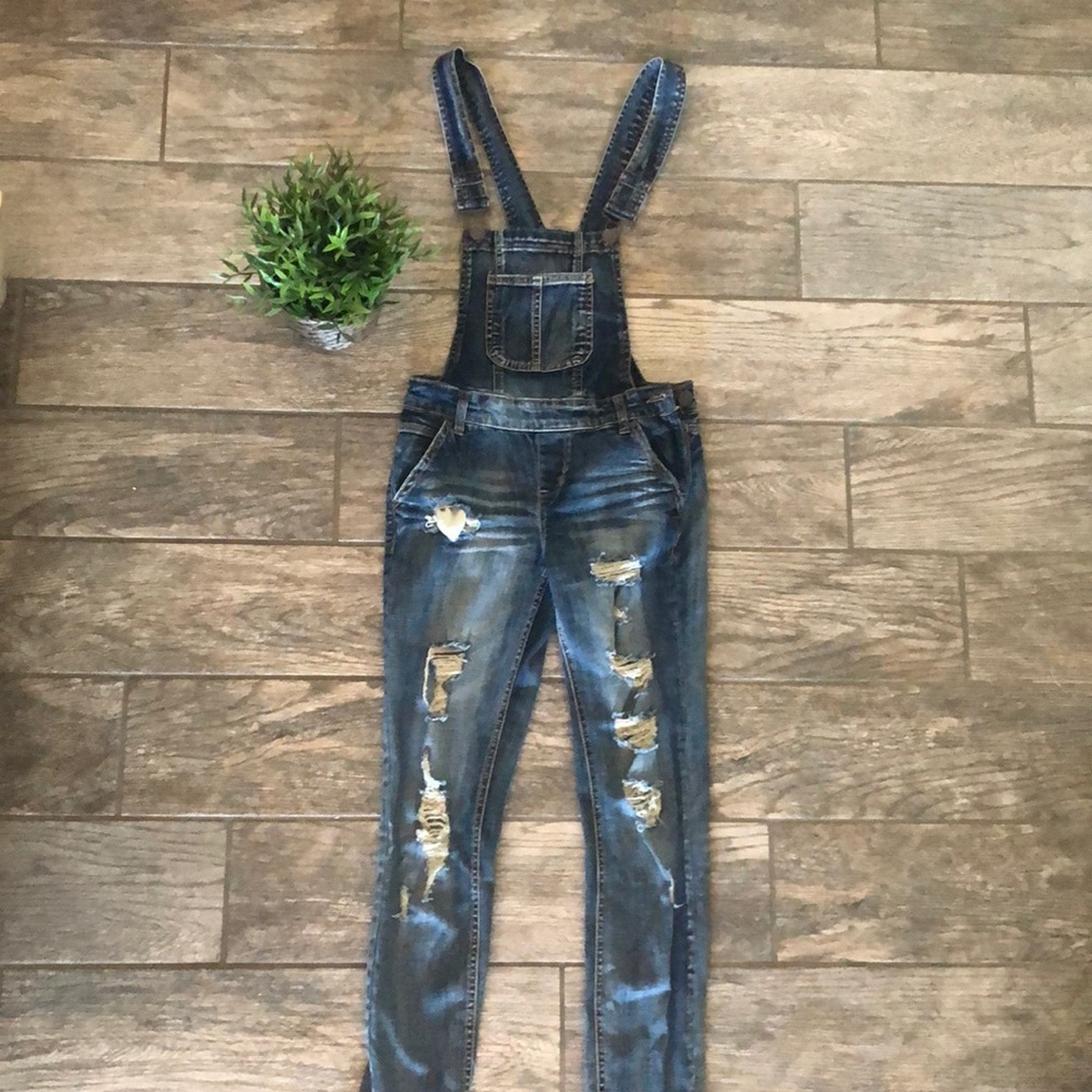 Denim Overalls